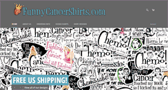 Desktop Screenshot of funnycancershirts.com